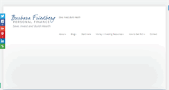 Desktop Screenshot of barbarafriedbergpersonalfinance.com