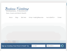 Tablet Screenshot of barbarafriedbergpersonalfinance.com